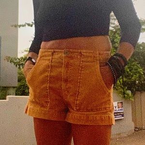 Super comfortable high waisted corduroy shorts